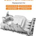 Engine Oil Pan Sump Compatible with Mercedes-Benz CLA250 GLA250 GLA45 AMG 2.0L 2014-2020 Replacement for 2700107600, 2700100113