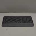 Logitech Signature K650 Comfort Full-Size Wireless Keyboard with Wrist Rest, BLE Bluetooth or Logi Bolt USB Receiver, Deep-Cushioned Keys, Numpad, Compatible with Most OS/PC/Window/Mac - Graphite