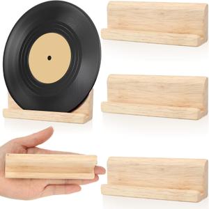 Chunful 3 Sets Record Wall Mount Wooden Vinyl Record Shelf Wall Mount Oak Storage Hanger Cd Shelf Small Holder Display Comic Showcase for Lp, Cd and Trading Card(Wood Color) Chunful 3 Sets Record Wall Mount Wooden Vinyl Record Shelf Wall Mount Oak Storage Hanger Cd Shelf Small Holder Display Comic Showcase for Lp, Cd and Trading Card(Wood Color)
