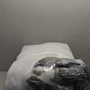 MAXYOYO Giant Bean Bag Chair for Adults, Upholstered Loveseat Floor Sofa with Pillows and Armrests, Large Bean Bag Sofa Plush Chair Bean Bag Couch for Bedroom Living Room, Grey