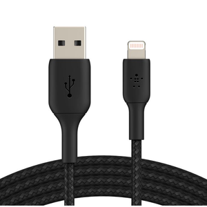Philips   3ft.   USB-A   to   USB-C   Cable   Braided   Charging   Cable,   Black + Braided Lightning to USB-A Cable (15cm / 6in, Black) Philips   3ft.   USB-A   to   USB-C   Cable   Braided   Charging   Cable,   Black + Braided Lightning to USB-A Cable (15cm / 6in, Black)