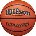 Wilson Evolution Basketballs (Size 5 - 27.5", Brown - Game Ball)