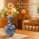 3D Puzzle Vase for Adults, 164 Piece Unique Flower Vase, Crafts for Adults, Home Decor Gift for Flower Arrangements