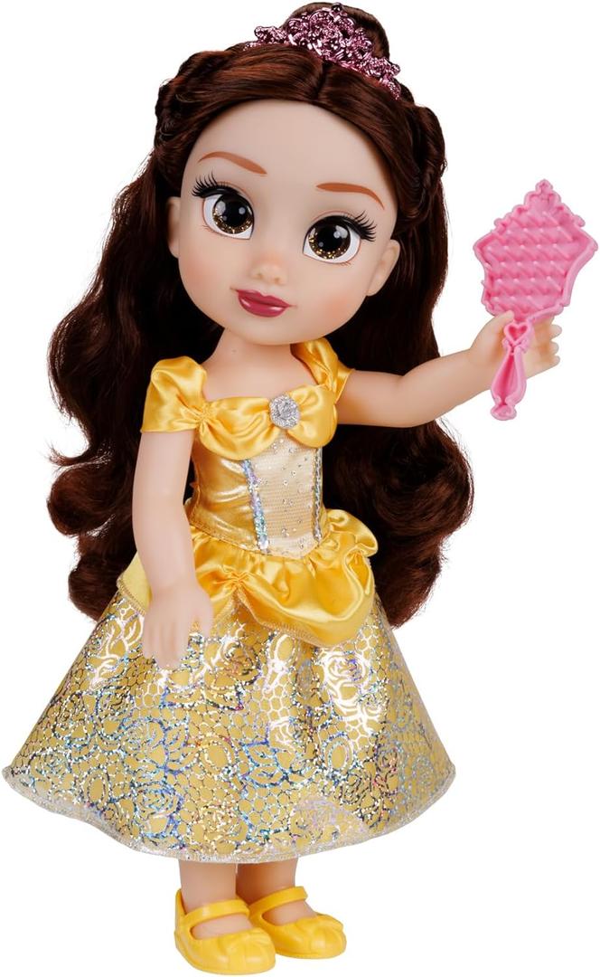 Disney Princess My Friend Belle Doll 14 inch Tall Includes Removable Outfit, Tiara, Shoes & Brush