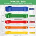Resistance Bands,Exercise Bands,Workout Bands,Resistance Bands Set for Legs,Pull Up Bands,Stretch Bands for Exercise,Muscle Training, Physical Therapy, Shape Body, Men Women