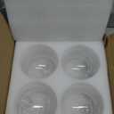 Retisee 4 Pcs Glass Globe Replacement for G9 Bulb Lighting Replacement Glass Lampshade 4 Inch Light Bulb Cover Light Fixtures, 0.8 Inch Fitter (Transparent)