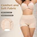 JOYSHAPER Slip Shorts for Under Dresses Anti Chafing Boyshort Underwear Shapewear Shorts for Women (Beige, XL)