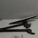 24W LED Desk Lamp with Clamp, 5 Dimming Modes, 5 Color temperatures up to 6000K, 2200 Lumens High Brightness Working Lamp with 182 Pcs LED(Black, CCT)