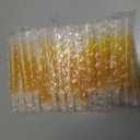 Soulchen 50 Pack Yellow Glow Sticks 4" Bright Emergency Glow Sticks Bulk