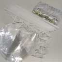 LED Balloons Light, 10 Pack LED Balloons with Sticks, 20 Inch Clear Bobo Balloon with Lights Helium Glow Bubble Lights for Party Supplies Valentines Decor (Warm)