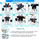 NETEHA 24 Pack Low Voltage 12-18 Gauge Wire Connectors for Landscape Lighting, Pathway Lights, Outdoor LED Lights