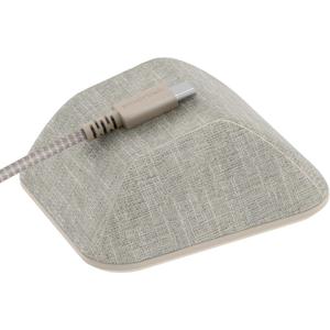 Smartish Magnetic Cord Holder - Cable Wrangler Organizer with Magnet Clips for Charger Management on Desktop, Nightstand for USB-C + Lightning - Lightly Toasted Beige (Medium)