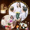 Coume Personalized Teacher Appreciation Gifts Acrylic Night Light LED Low Power USB Night Lamp Graduation Gift for Teacher Retirement Birthday Thank You Light Gift for Women Men from Students