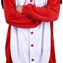 WOTOGOLD Animal Cosplay Costume Red Dragon Unisex Adult Pajamas Large