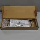 DINEST Expandable Kitchen Sink Caddy Organizer, Stainless Steel Over Sink Sponge, Bottle, Dishcloth, BrushTowel Holder, Rustproof Non-Slip - Small