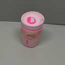 Owala SmoothSip Slider Insulated Stainless Steel Coffee Tumbler, Reusable Iced Coffee Cup, Hot Coffee Travel Mug, BPA Free 12 oz, Pink (Pucker Up) | SmoothSip, Slider, Insulated, Reusable, Iced Coffee Cup