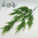 Reptile Plants for Bearded Dragon Tank Accessories, Terrarium Plant Artificial Decor for Snake Cage, Fake Plant for Leopard Gecko Habitat, Lizard Chameleon Ball Pythons (Group ABN)