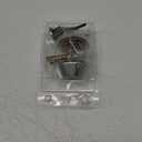 Atlas 1735094 deadbolt, keyed key, brass/steel, satin chrome, 2-3/8 to 2-3/4 in backset, 1-3/8 to 1-3/4 in Thick Door