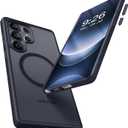 Maledan Black Case for Samsung Galaxy S25 Ultra - for Galaxy S25 Ultra Case Compatible with MagSafe Magnetic Phone Case 25 Ultra Shockproof Military Protection Waterproof Bumper Cover Accessories