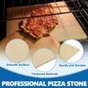 SafBbcue Square Cordierite Pizza Stone Ideal for Ooni Koda & Fyra 12 Uuni Pizza Oven Most Similar Size Oven and Grill 13.2" x 13.2" x 0.4" Ceramic Baking Stone BBQ Baking Accessories