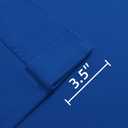 Joydeco Blackout Curtains 108 Inches Long, Thermal Insulated Black Out Curtains 2 Panels Set, Room Darkening Drapes for Living Room Window Rod Pocket Back Tab (W52 x L108 Inch, Royal Blue)