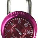 Master Lock 1530DCM School or Gym Locker Lock Combination Padlock, Back to School Essential, Pack of 1 - Color Pink