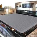 Stove Top Cover for Electric Stove - Silicone Stove Mat for Glass Top, Glass Cooktop Protector, XL Dish Drying Mats For Kitchen,Oven Covers for Electric Stove (Gray,30 x 21)