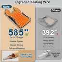 Heating Pad for Neck and Shoulders and Back Pain Relief, Large Size 24X34 Electric Heating Pad with 9 Heat Setting & 4 Auto-Off Timers - Mothers Day & Birthday Gifts for Women Men Mom Wife