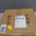 Gold 4-Light Semi Flush Mount Ceiling Light, White Fabric Close to Ceiling Light Fixtures, Clover Drum Ceiling lamp for Bedroom, Hallway, Kitchen, Corridor, Lanudry Room, Nursery