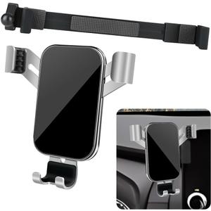 LUNQIN Car Phone Holder for Mitsubishi Outlander ES Black Edition 2022 2023 2024 Screen Stand (Only Applicable to 8 inch) Auto Interior Accessories Best Cell Phones Mount Cellphone Mobile Cradle