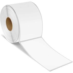 Spartan Industrial - 2.25" X 4" Direct Thermal Labels (3500 Count, 10 Rolls) - Shipping and Return Address Postage Labels for Small Packages - Compatible with Zebra and Rollo Printers