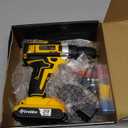 Creddux Cordless Drill Set 21v Power Drill Cordless With Battery & Charger, 84pcs Accessories Electric Drills Variable Speed, 3/ 8" Keyless Chuck, Built-In Level and 2 Driver Bits Bule kit orange kit