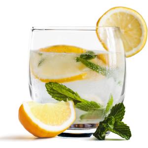 Vikko Mini Ounce Drinking Glasses, 2.9 Diameter x 3.2 Thick and Durable Glass, For Water, Juice, Soda, or Wine, Dishwasher Safe, Set of Twelve Small Clear Glass Tumblers