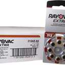 Rayovac Size 312 Extra Advanced Mercury Free Hearing Aid Batteries (80 Batteries)