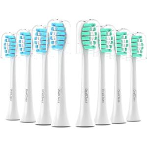 Replacement Toothbrush Heads for Philips Sonicare Click-on Handles, Medium Soft Electric Brush Heads Refills, 8 Pack