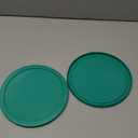 For Light Green Round Plastic Food Storage Replacement Lid (2-Pack)