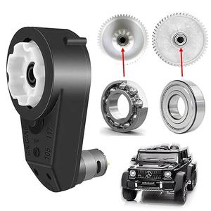 12V 550 40000RPM High Speed Steel Gears Motor Gearbox for Power Wheels Motor Upgrade,12 Volt Electric Hubs Motor Assembly Heavy Duty Gearbox for Kids Ride on Toys Car Replacement Parts