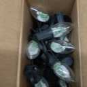 C9 Christmas Pathway Lights Outdoor - 24.2FT 20 LED Christmas Lights with Stakes, Waterproof Connectable Walkway String Lights for Outside Yard Sidewalk Driveway Christmas Decorations