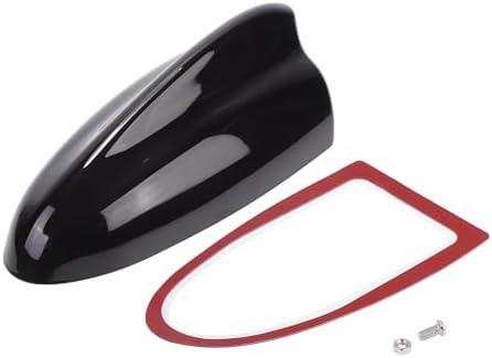 VekAuto Shark Fin Antenna Cover, AM/FM Signal Roof Aerial Universal for Car Auto SUV Truck ABS Material with Adhesive Base Dark Brown
