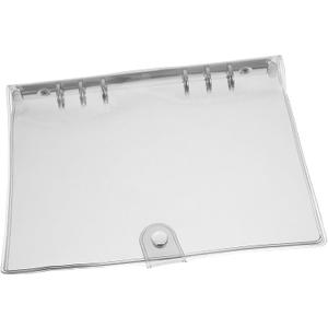Gadpiparty Transparent Loose Leaf Binder Cover Shell for Organization and Lightweight and Refillable for School and Office Use
