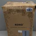 Kono 24 Inch Softside Expandable Checked Luggage with 8 Spinner Wheels TSA Lock Softshell Lightweight Business Travel Suitcase for Men and Women, Navy Blue