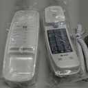 AT&T TRIMLINE 213 Corded Home Phone with Extra Big Buttons & Visual Ringer. No AC Power Required, Improved Easy-Wall-Mount, Lighted Keypad, 10 Speed Dial Keys, Volume Control, Senior Friendly. White