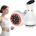 GDQ Lymphatic Drainage Massager & Anti Cellulite Massage Tool,Body Sculpting Machine,Helps Reduce Stretch Marks & Cellulite, Pain Relief Devices for Sciatica Nerve, Arms, Hip, Legs, Muscle (White)