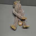 Hanging Monkey Stuffed Animal Stuffed Long Arm Monkey Plush Toy for Kids Grandchildren Friends Family Gray 17 Inch