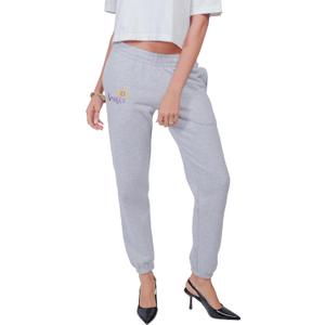 Ultra Game Womens WNBA Official Velvet Plush Jogger Sweatpants Lounge Pants