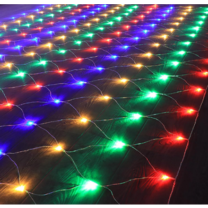 Smart Christmas Net Lights Outdoor Mesh Lights, 198 LEDs,  Light for Tree Fence Holiday Decorations, 8 Motion Effects