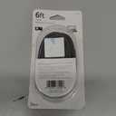 GE SVGA Cable, Video, 6 Foot Cable, VGA, Male to Male Connectors, Use For Projectors, Monitors, HDTVs, Computer, Graphics Card, Black, 33592