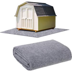 6.6 x 4 FT Outdoor Storage Shed Mat Waterproof Storage Shed Flooring Mat Thickened Soft Patio Furniture Pad Washable with Non Slip Backing Warehouse Not Included, Gray 6.6 x 4 FT Outdoor Storage Shed Mat Waterproof Storage Shed Flooring Mat Thickened Soft Patio Furniture Pad Washable with Non Slip Backing Warehouse Not Included, Gray