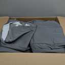 ENITYA Toddler Travel Bed  Portable Foldable Soft Foam Floor Bed for Kids 14yr, No Assembly, Washable Cover, Built-in Safety Rails, Compact for Travel & Home Use, Grey (55*25*7in)