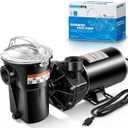 Pool Pump 1.5 HP Above Ground, W3SP1580X15 Replacement for Hayward PowerFlo LX Series, 115V Single Speed 3450RPM Quiet Corrosion Resistant Swimming Pool Pump